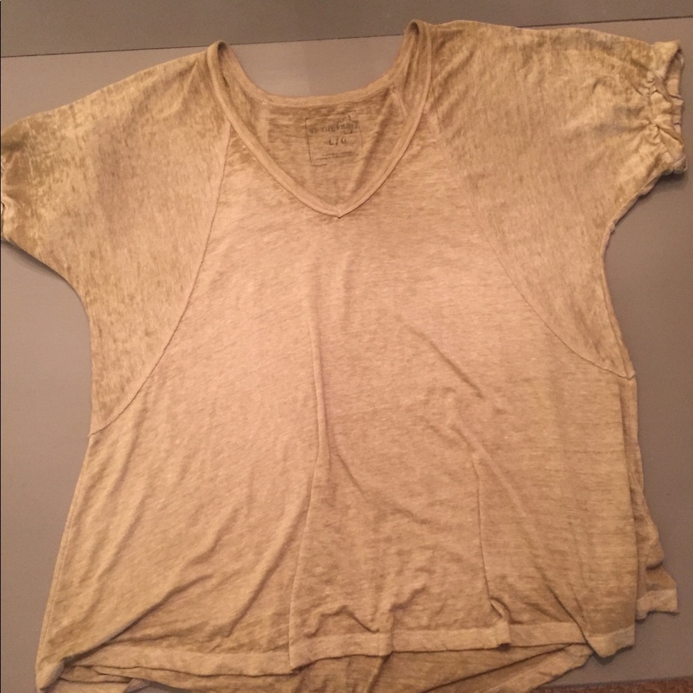 Free People We The Free Free Fallin V neck tee